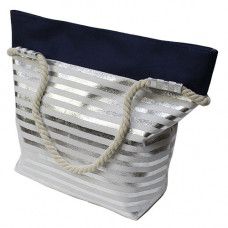 LINEN4/DB Сумка пляжная 48x37см, ручка канат 12 мм (лен LINEN4/DB Сумка пляжная 48x37см, ручка канат 12 мм (лен