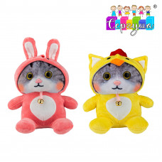 Кот 22см. мягкая игрушка, микс Кот 22см. мягкая игрушка, микс