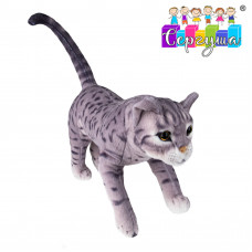 CATL35-2 Котик стоящий серый 35см. мягкая игрушка CATL35-2 Котик стоящий серый 35см. мягкая игрушка