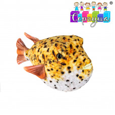 24PF30YL Иглобрюхая рыба желтая 30см. мягкая игрушка 24PF30YL Иглобрюхая рыба желтая 30см. мягкая игрушка