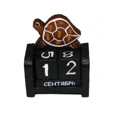 TR11-01BF Календарь с черепахой, рыже-коричневый,9 см. TR11-01BF Календарь с черепахой, рыже-коричневый,9 см.
