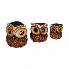 OWL1578 Набор 3 сов 7,8,10 см OWL1578 Набор 3 сов 7,8,10 см